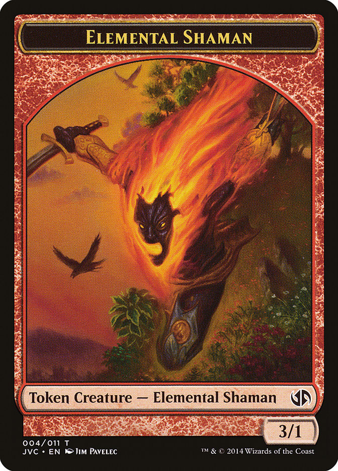 Elemental Shaman Token (Jace vs. Chandra) [Duel Decks Anthology Tokens] | Chromatic Games