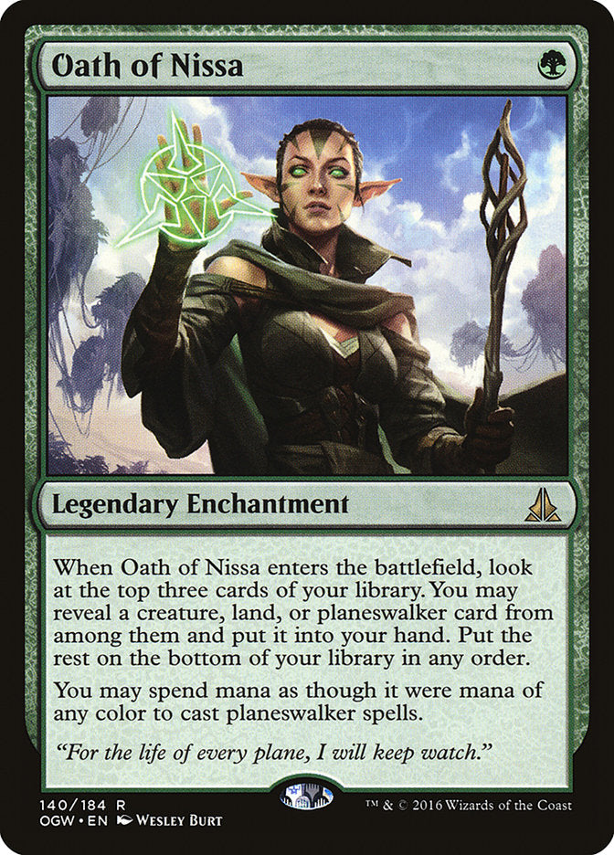 Oath of Nissa [Oath of the Gatewatch] | Chromatic Games