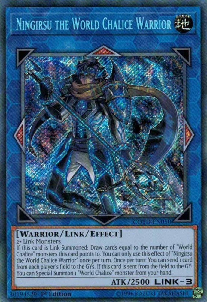 Ningirsu the World Chalice Warrior [COTD-EN050] Secret Rare | Chromatic Games