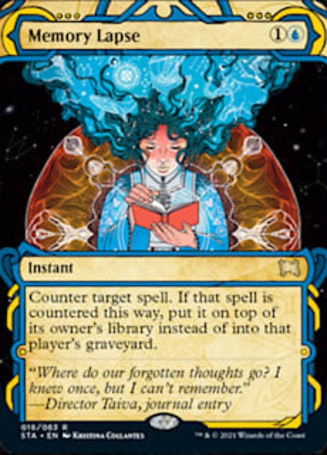 Memory Lapse (Foil Etched) [Strixhaven: School of Mages Mystical Archive] | Chromatic Games