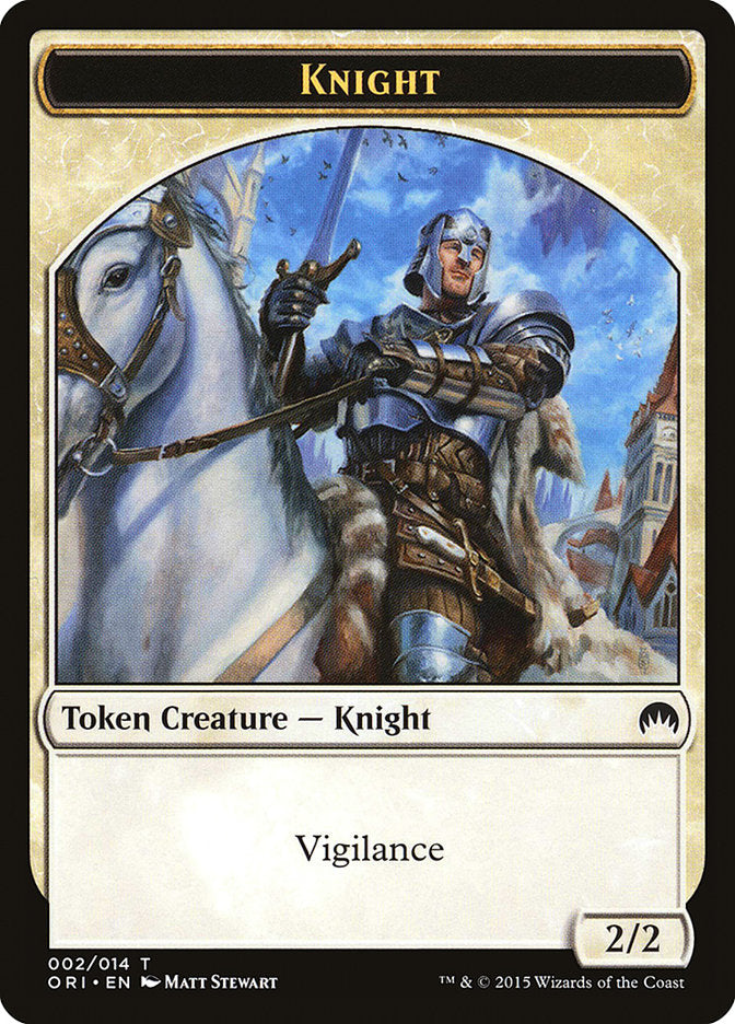 Knight Token [Magic Origins Tokens] | Chromatic Games