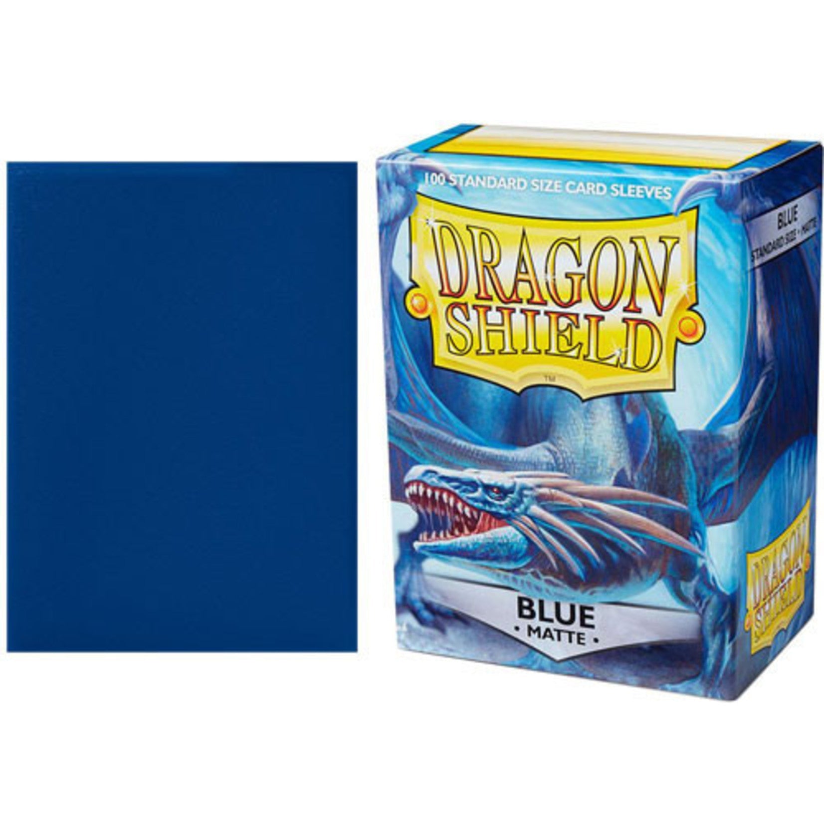 Dragon Shield Matte Sleeves Standard Size Blue | Chromatic Games