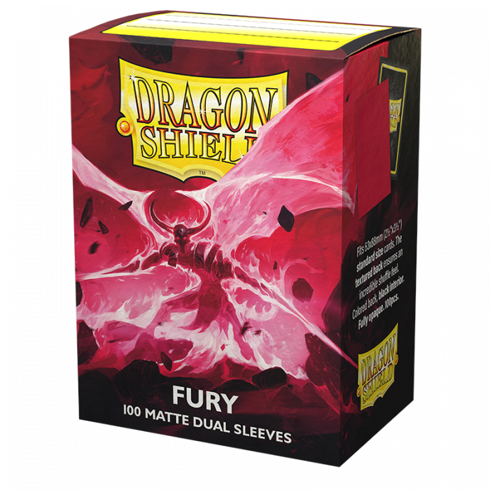 Dragon Shield Dual Matte 100 Standard Size (Fury) | Chromatic Games