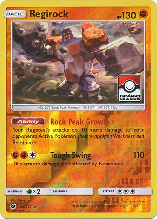 Regirock (League Promo) [League & Championship Cards] | Chromatic Games