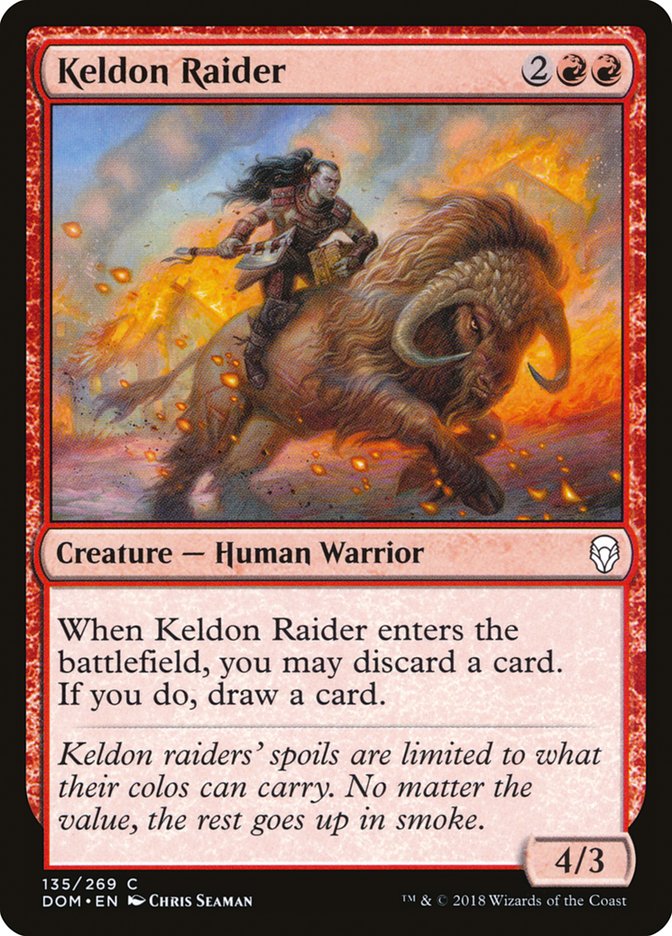 Keldon Raider [Dominaria] | Chromatic Games