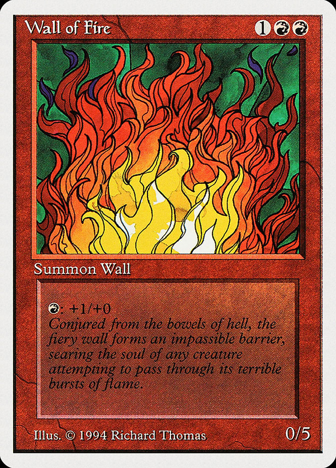 Wall of Fire [Summer Magic / Edgar] | Chromatic Games