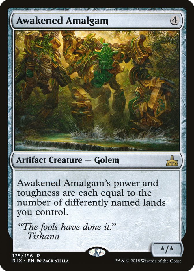 Awakened Amalgam [Rivals of Ixalan] | Chromatic Games