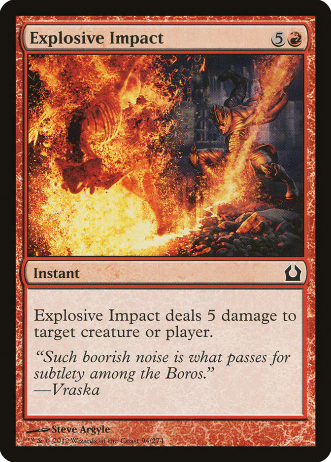 Explosive Impact [Return to Ravnica] | Chromatic Games