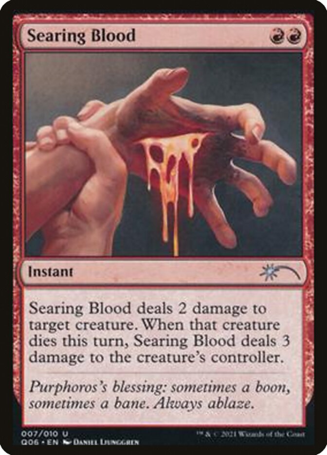 Searing Blood [Pioneer Challenger Decks 2021] | Chromatic Games