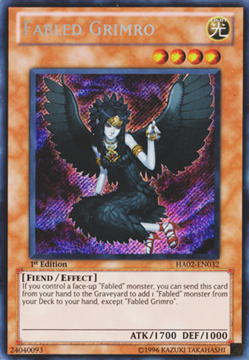 Fabled Grimro [HA02-EN032] Secret Rare | Chromatic Games