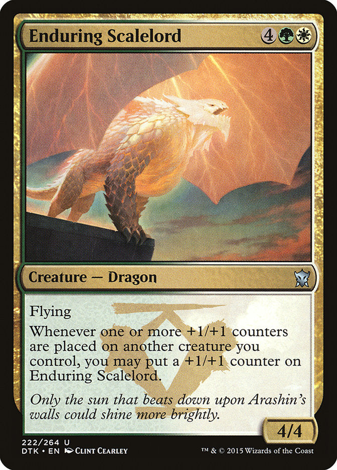 Enduring Scalelord [Dragons of Tarkir] | Chromatic Games