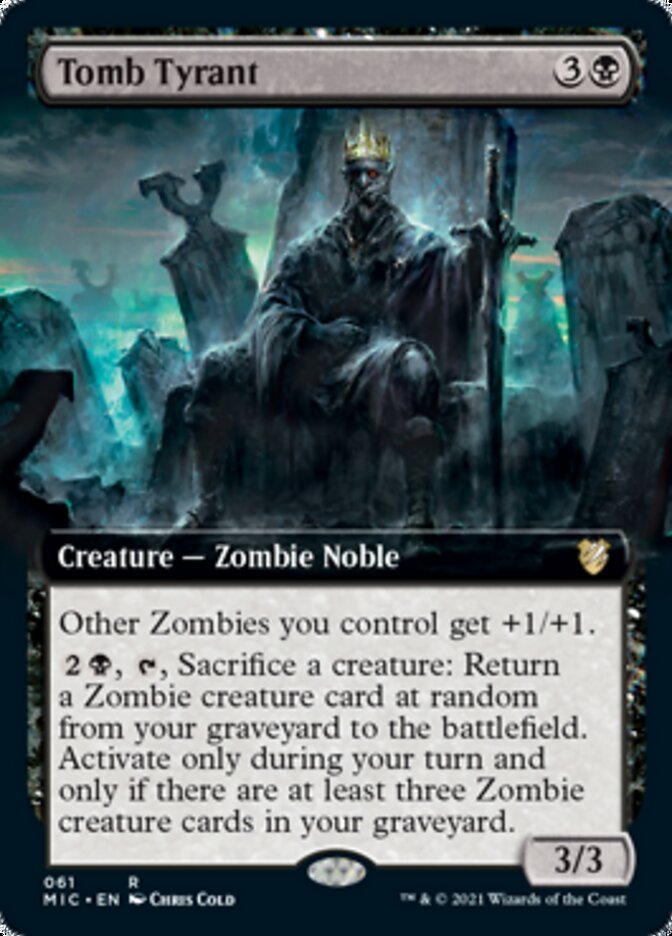 Tomb Tyrant (Extended Art) [Innistrad: Midnight Hunt Commander] | Chromatic Games