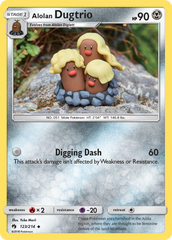 Alolan Dugtrio (123/214) [Sun & Moon: Lost Thunder] | Chromatic Games