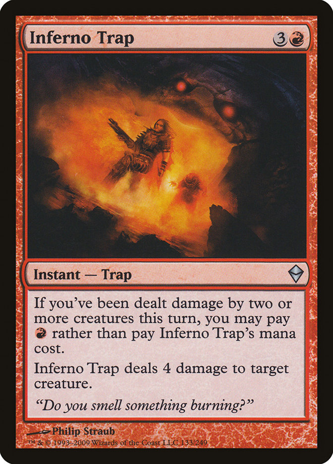 Inferno Trap [Zendikar] | Chromatic Games