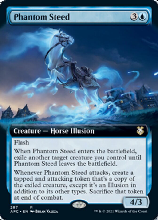 Phantom Steed (Extended Art) [Dungeons & Dragons: Adventures in the Forgotten Realms Commander] | Chromatic Games