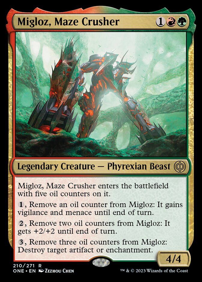 Migloz, Maze Crusher [Phyrexia: All Will Be One] | Chromatic Games