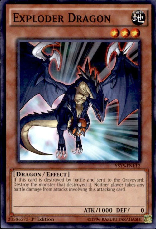 Exploder Dragon [YS15-ENL12] Shatterfoil Rare | Chromatic Games