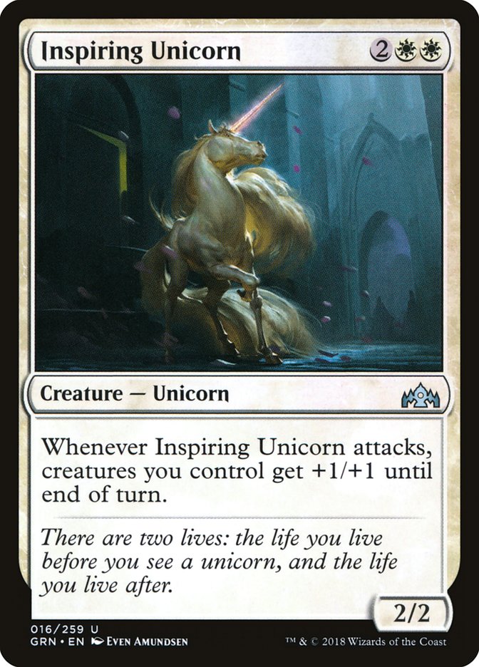 Inspiring Unicorn [Guilds of Ravnica] | Chromatic Games