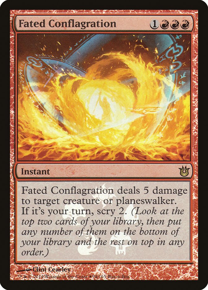 Fated Conflagration (Buy-A-Box) [Born of the Gods Promos] | Chromatic Games