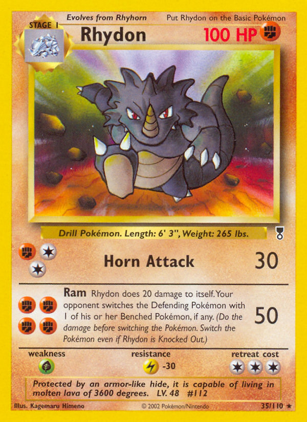 Rhydon (35/110) [Legendary Collection] | Chromatic Games