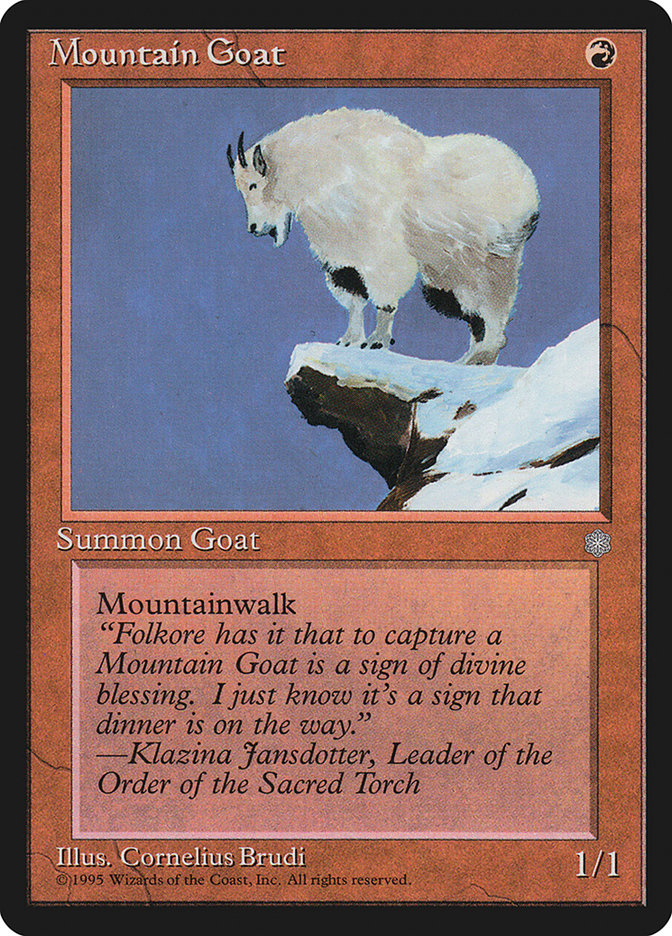 Mountain Goat [Ice Age] | Chromatic Games