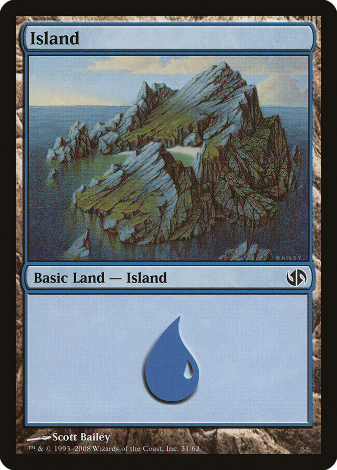 Island (31) [Duel Decks: Jace vs. Chandra] | Chromatic Games