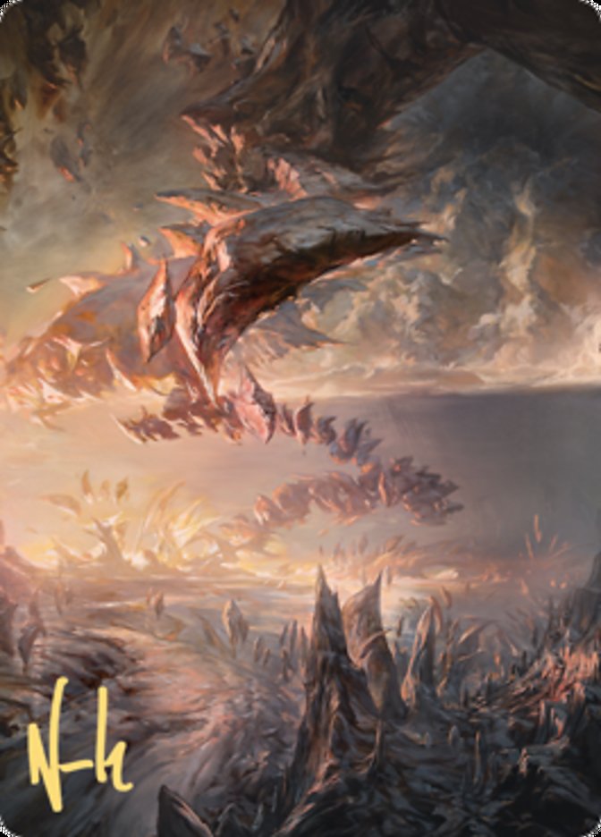 Needleverge Pathway Art Card (Gold-Stamped Signature) [Zendikar Rising Art Series] | Chromatic Games