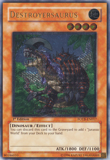 Destroyersaurus (UTR) [FOTB-EN017] Ultimate Rare | Chromatic Games