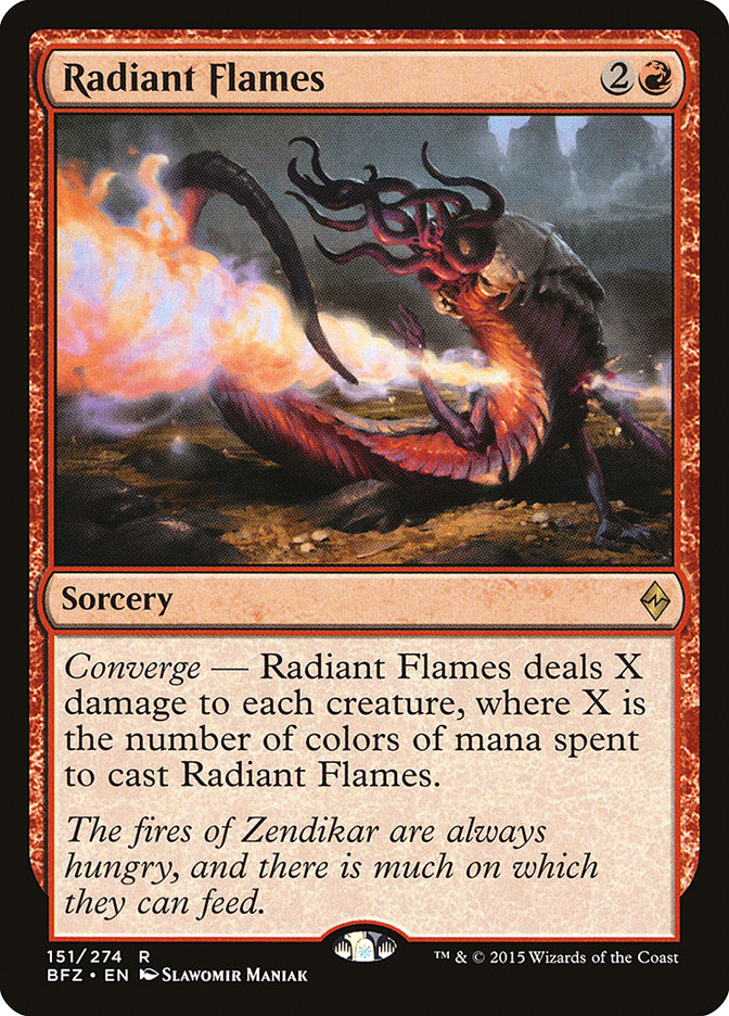 Radiant Flames [Battle for Zendikar] | Chromatic Games