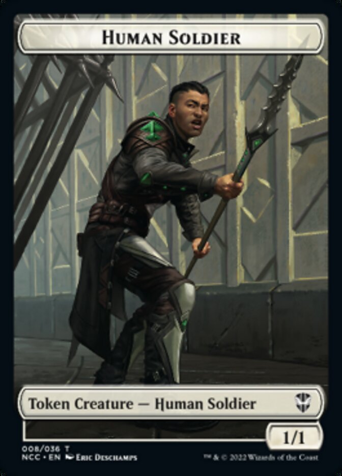 Eldrazi // Human Soldier Double-Sided Token [Streets of New Capenna Commander Tokens] | Chromatic Games