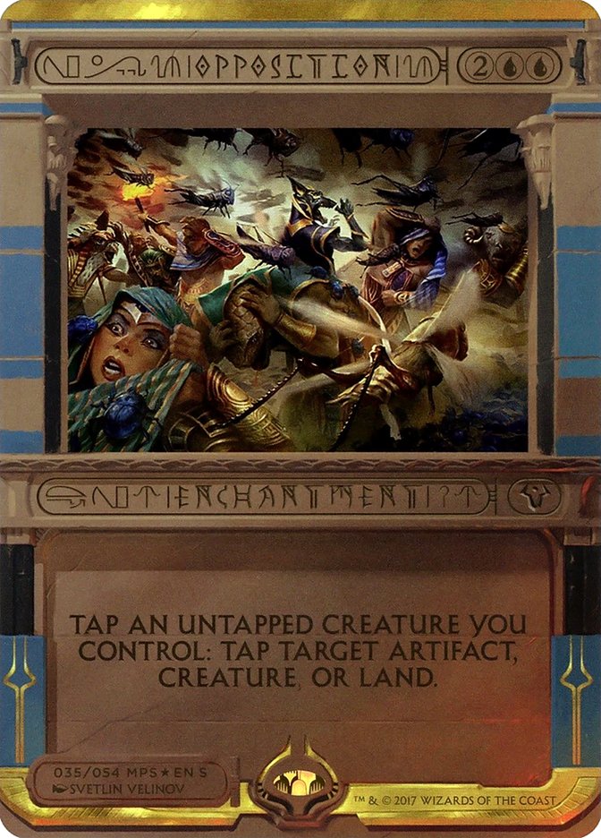 Opposition (Invocation) [Amonkhet Invocations] | Chromatic Games