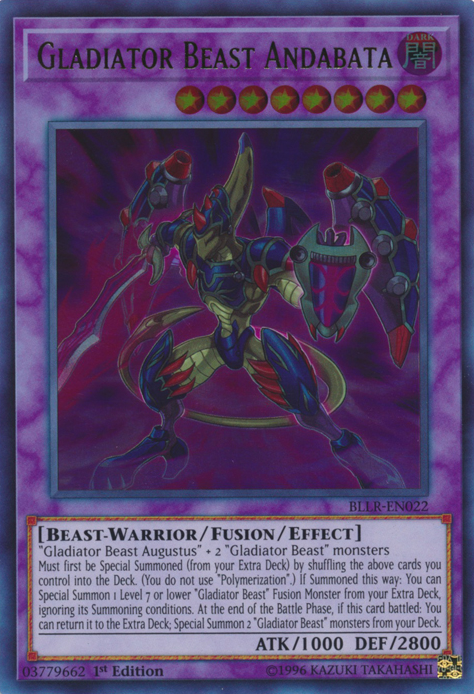 Gladiator Beast Andabata [BLLR-EN022] Ultra Rare | Chromatic Games