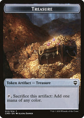 Copy (013) // Treasure Double-Sided Token [Commander Legends Tokens] | Chromatic Games