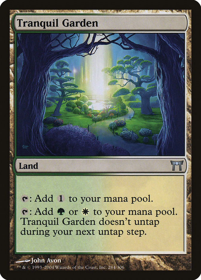 Tranquil Garden [Champions of Kamigawa] | Chromatic Games