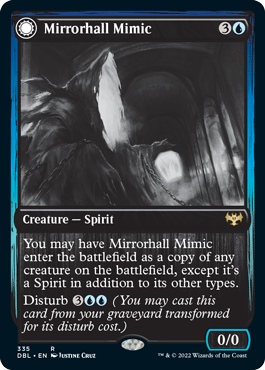 Mirrorhall Mimic // Ghastly Mimicry [Innistrad: Double Feature] | Chromatic Games