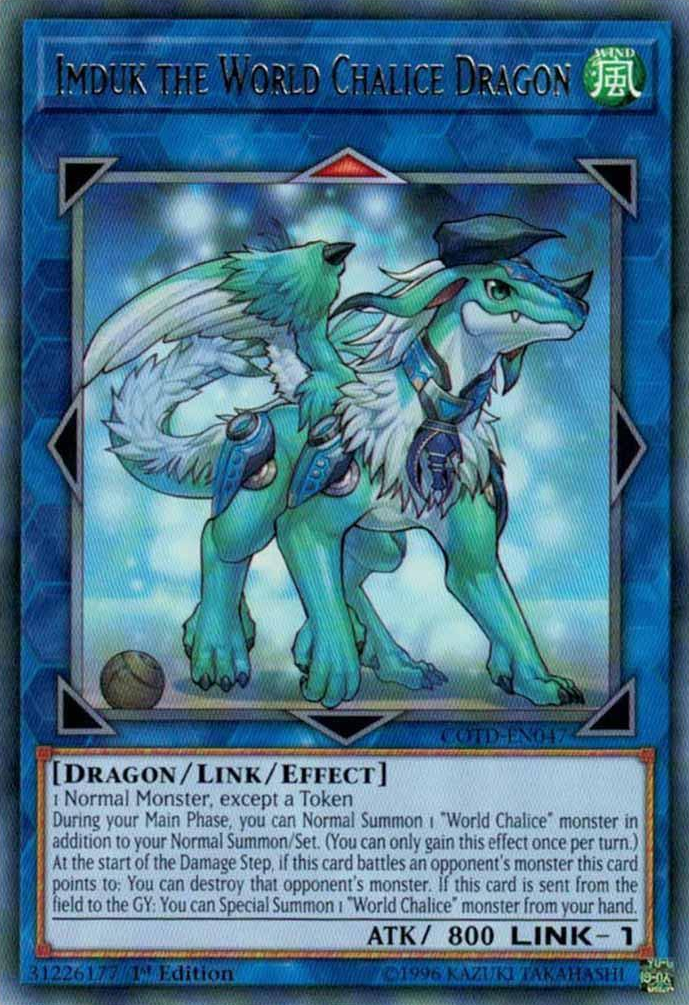 Imduk the World Chalice Dragon [COTD-EN047] Rare | Chromatic Games