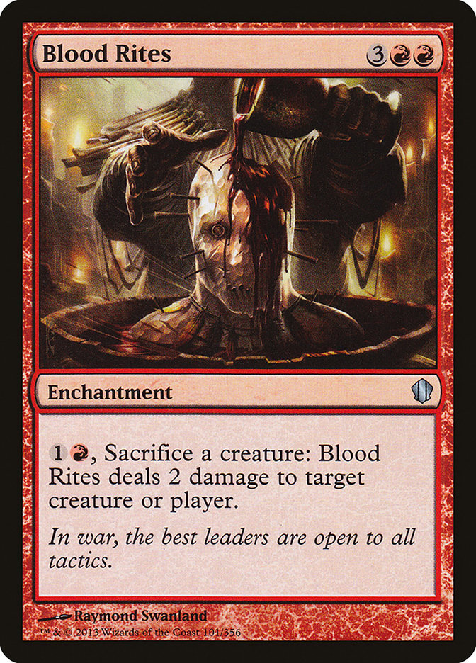 Blood Rites [Commander 2013] | Chromatic Games