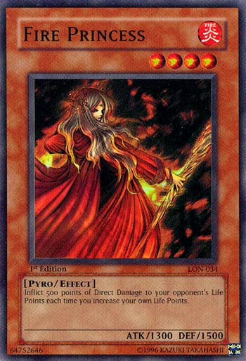 Fire Princess [LON-034] Super Rare | Chromatic Games