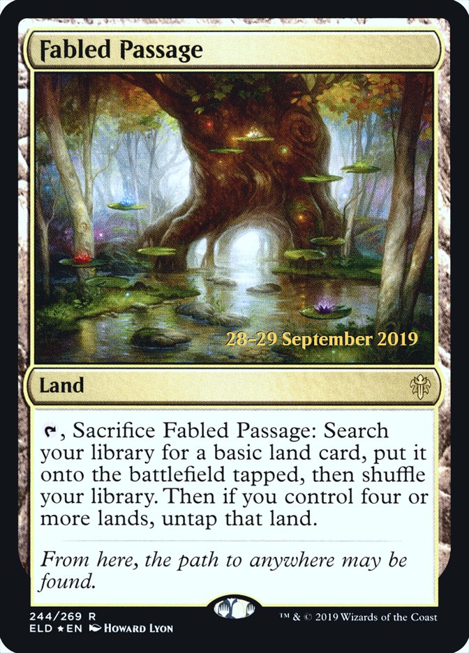 Fabled Passage [Throne of Eldraine Prerelease Promos] | Chromatic Games