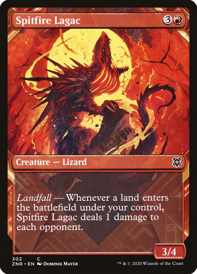 Spitfire Lagac (Showcase) [Zendikar Rising] | Chromatic Games