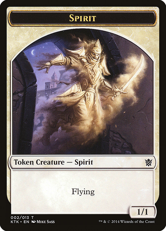 Spirit Token [Khans of Tarkir Tokens] | Chromatic Games