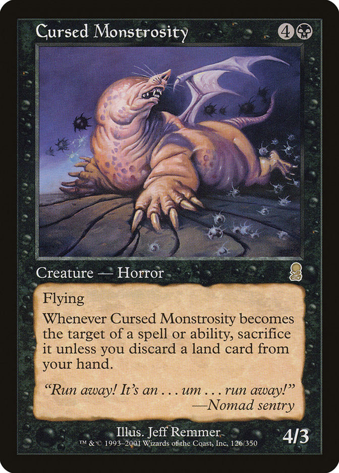 Cursed Monstrosity [Odyssey] | Chromatic Games