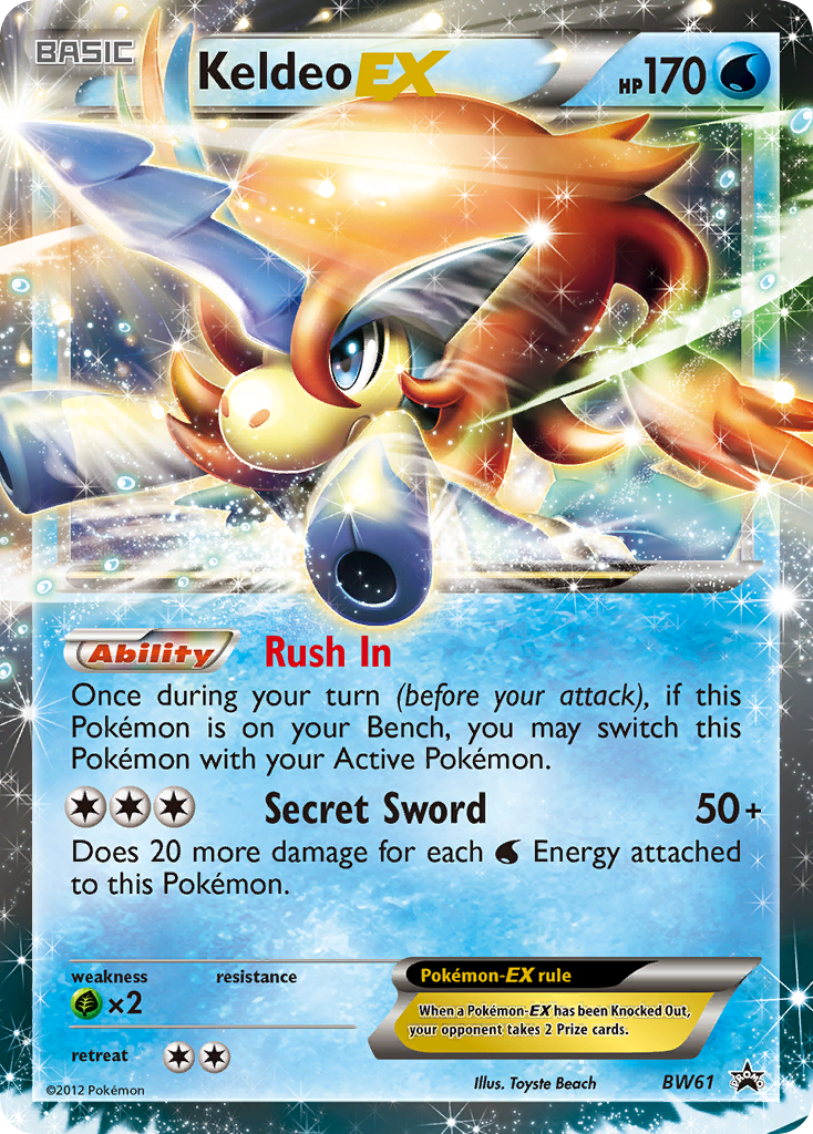 Keldeo EX [BW Black Star Promos] | Chromatic Games