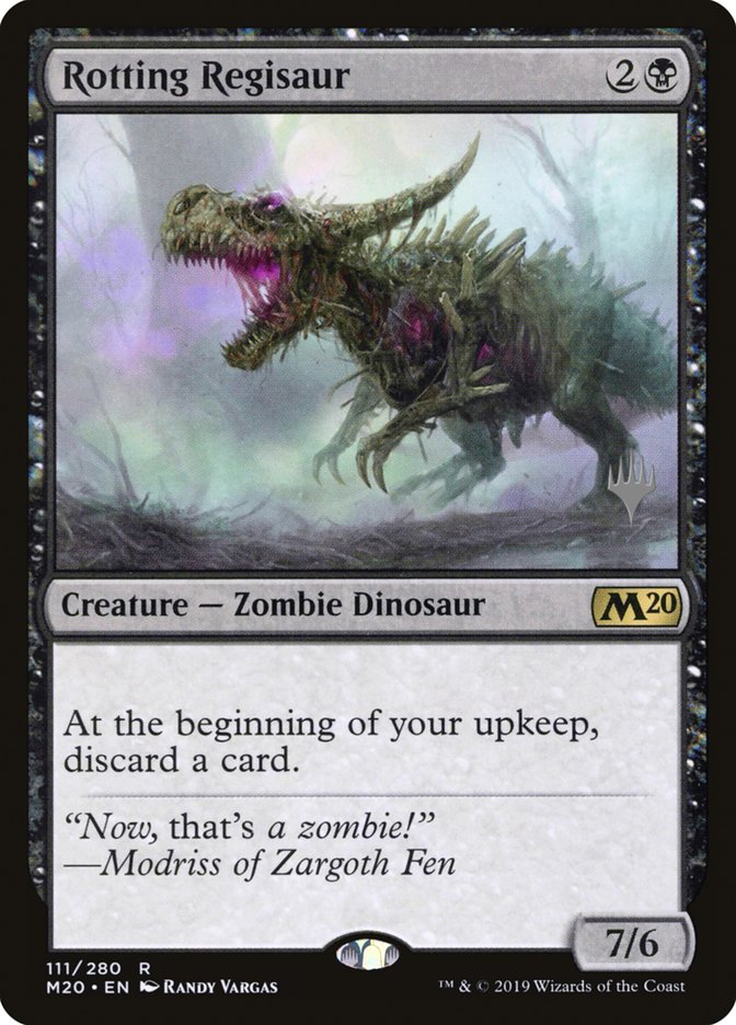 Rotting Regisaur (Promo Pack) [Core Set 2020 Promos] | Chromatic Games