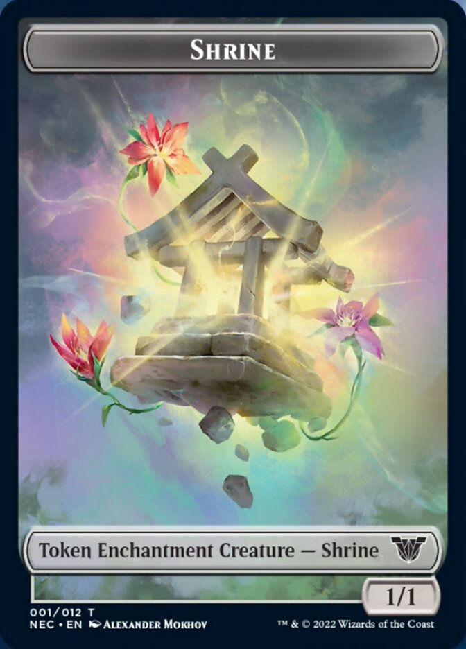 Shrine Token [Kamigawa: Neon Dynasty Commander Tokens] | Chromatic Games