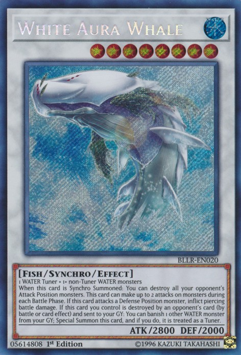 White Aura Whale [BLLR-EN020] Secret Rare | Chromatic Games