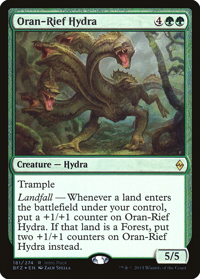 Oran-Rief Hydra (Intro Pack) [Battle for Zendikar Promos] | Chromatic Games