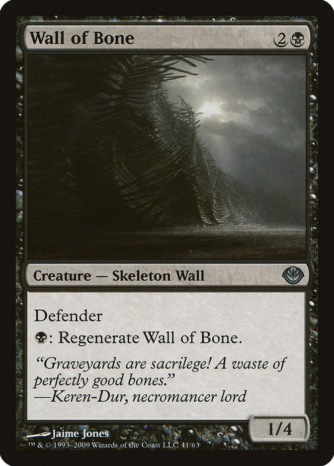 Wall of Bone [Duel Decks: Garruk vs. Liliana] | Chromatic Games