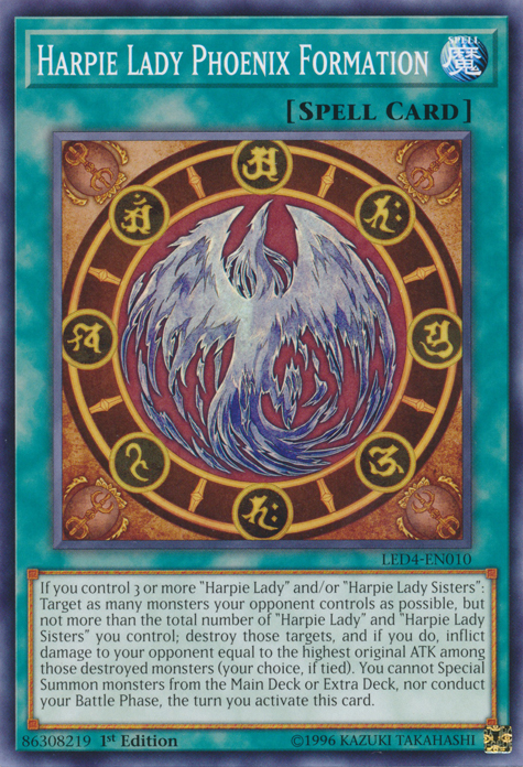 Harpie Lady Phoenix Formation [LED4-EN010] Common | Chromatic Games