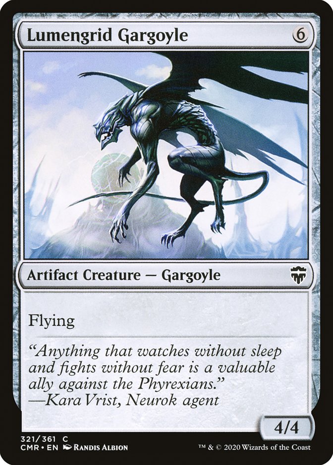 Lumengrid Gargoyle [Commander Legends] | Chromatic Games